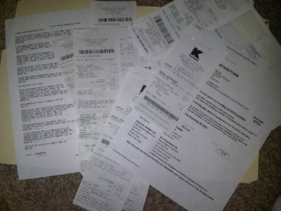 2010 Video Game Receipts