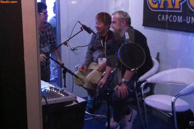 Ono at the Capcom booth unity